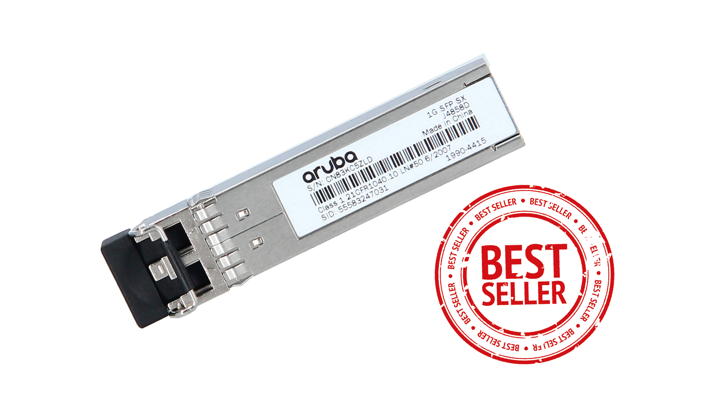 HPE Aruba Transceiver J4858D  1G SFP LC SX MMF 500 M
