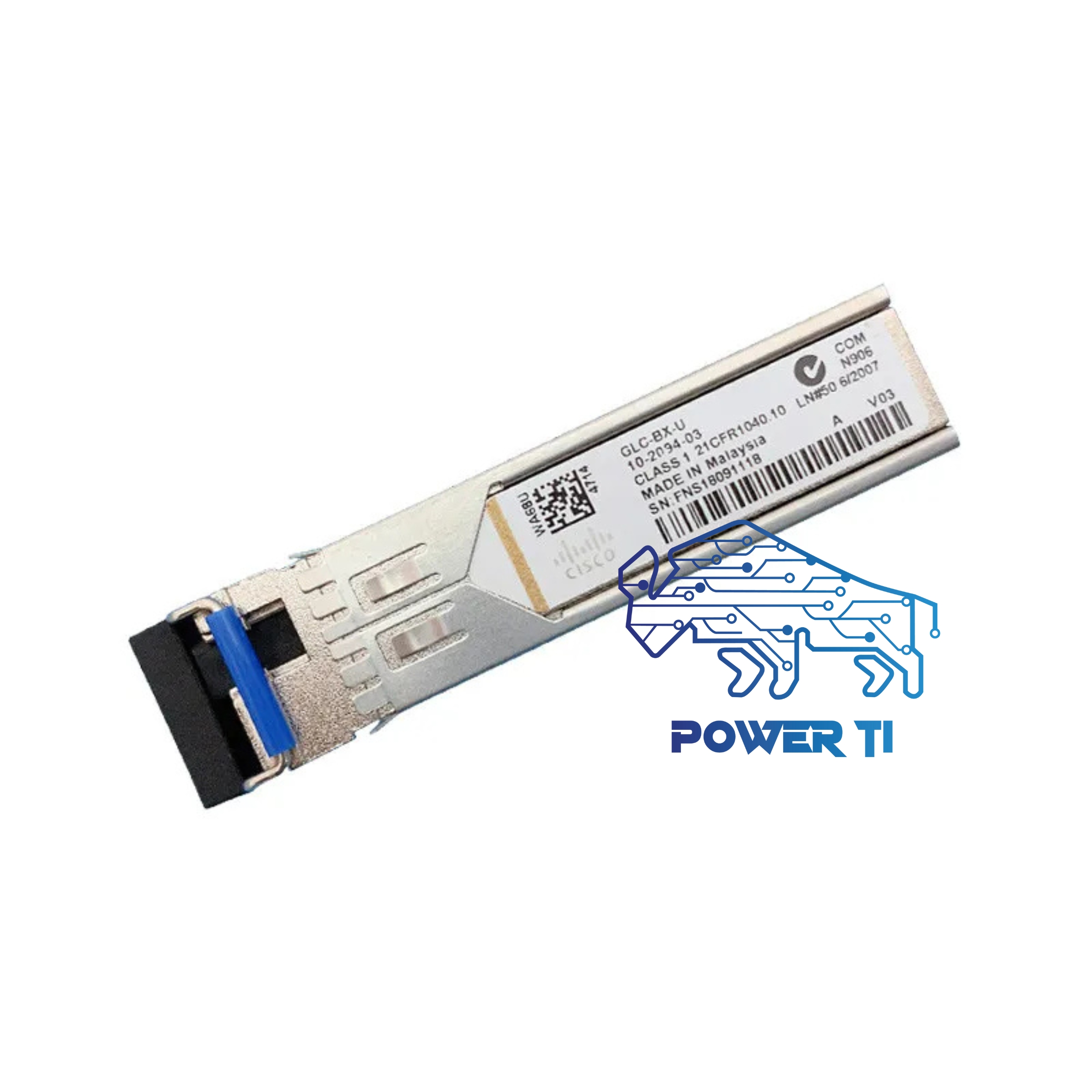 Transceiver Cisco GLC-BX-U 1000BASE-BX-U BiDi SFP Monomodo 10km | GLC-BX-U
