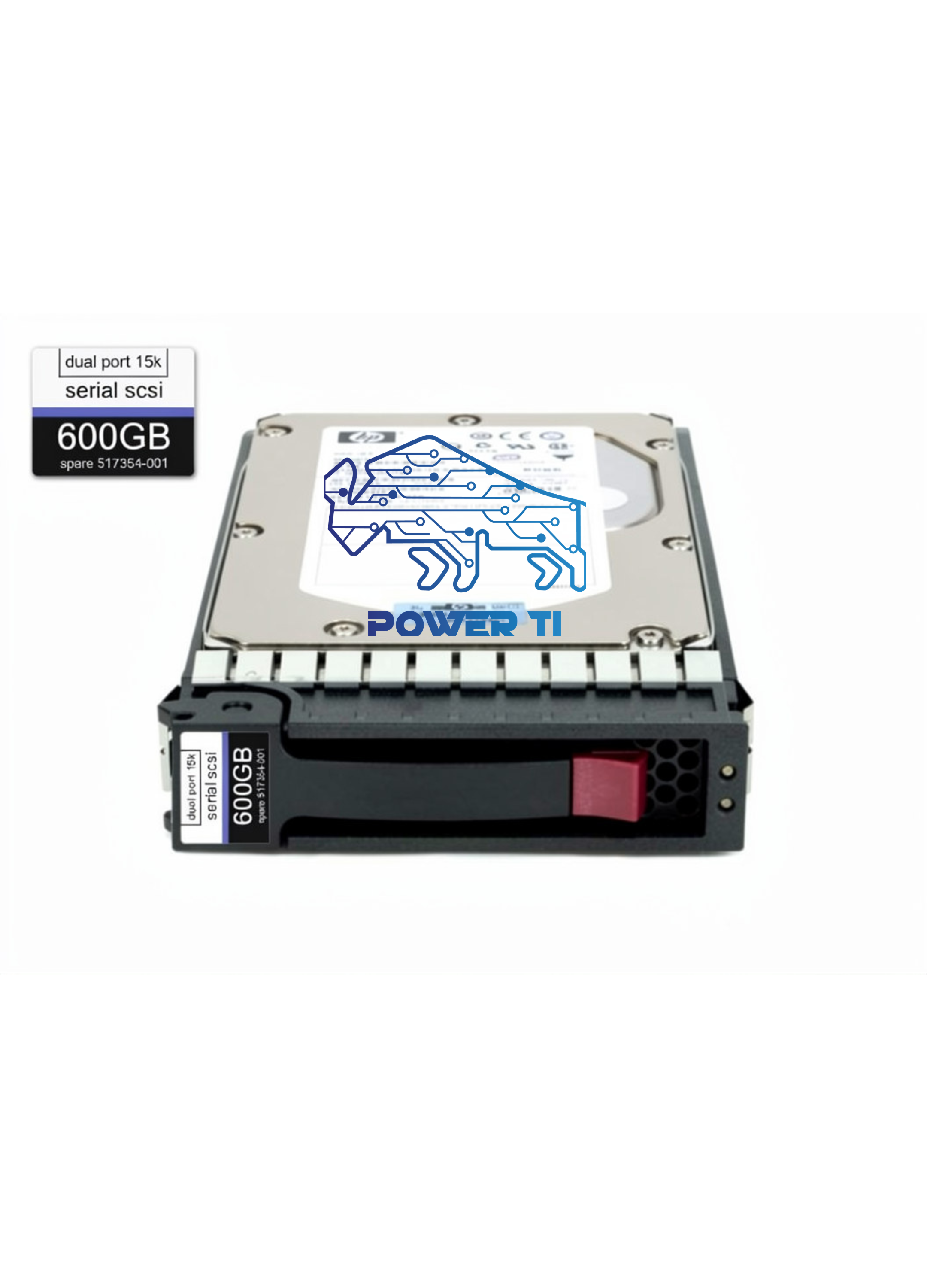 Disco duro HPE HDD 600GB SAS 6G 15K 3.5 LFF DualPort HotPlug | 516828-B21 517354-001