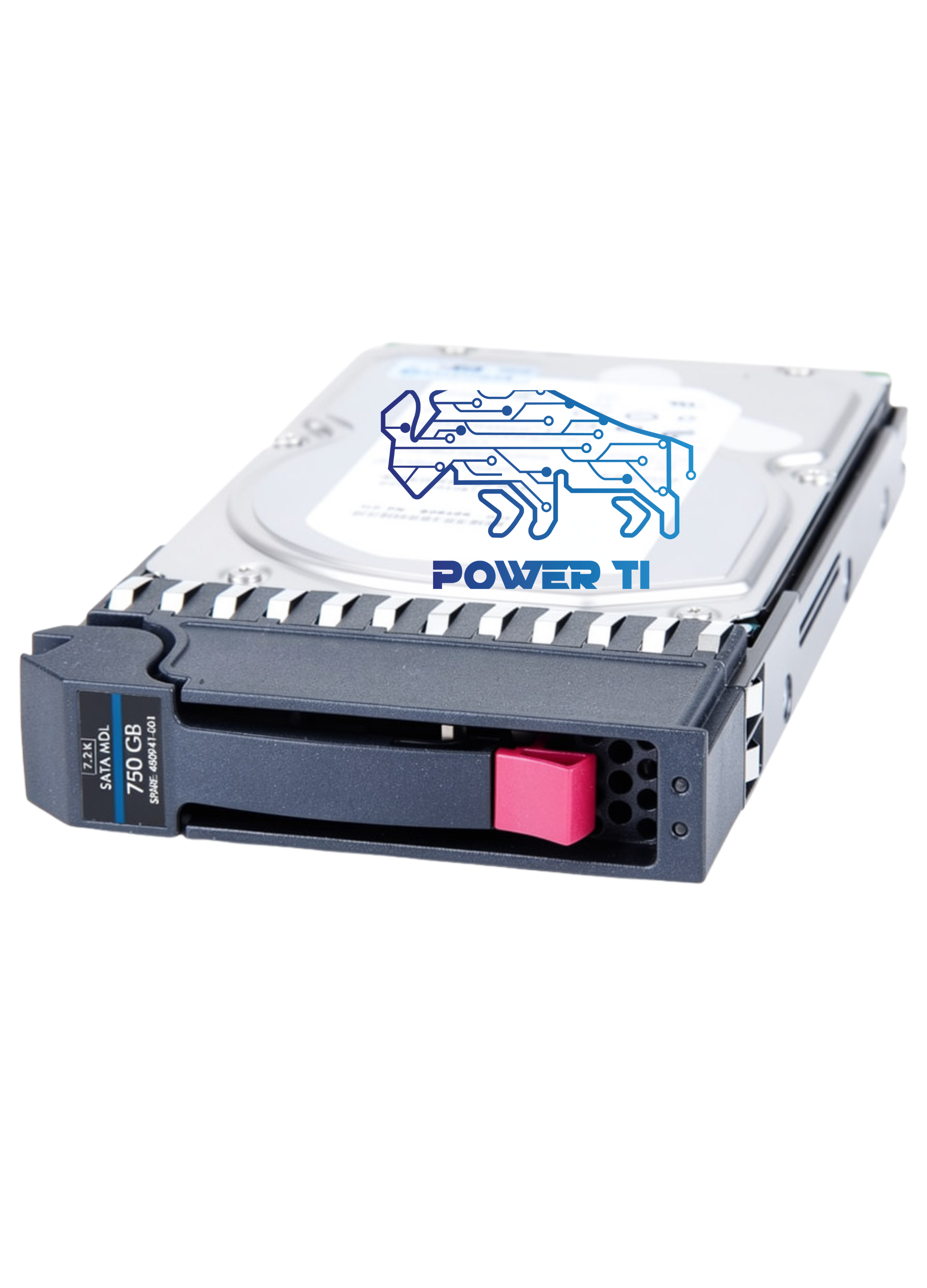 Disco duro Dual-Port HP StorageWorks MSA2 (AJ739A)(480941-001), capacidad 750GB, velocidad de rotación 7200rpm, interfaz S-ATA, formato 3.5".